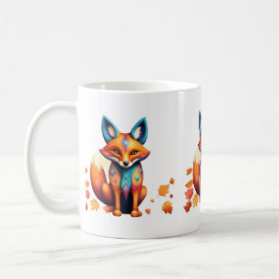Caneca De Café Fall Fox Alebrije