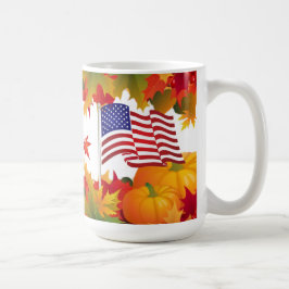 Caneca De Café Fall Glory Patriotic