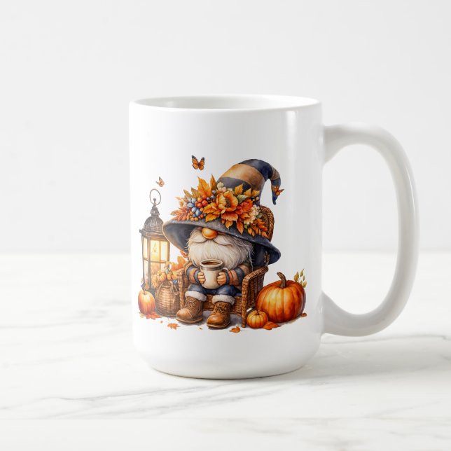 Caneca De Café Fall Gnomo Mug (Direita)