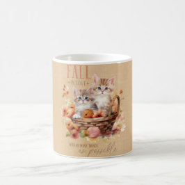 Caneca De Café Fall in Love Kittens Mug