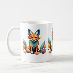 Caneca De Café Fall Male Fox Alebrije