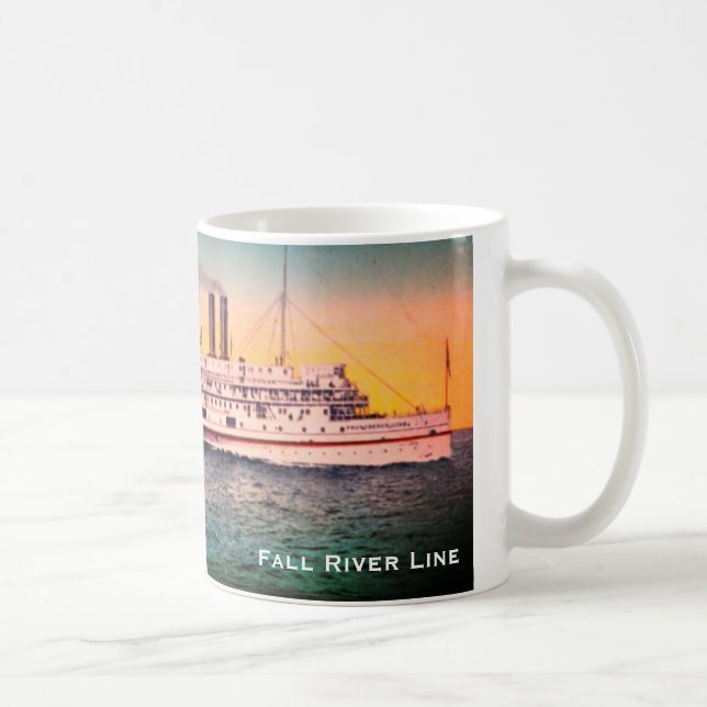 Caneca De Café Fall River Line, Vapor "Providence" (Direita)