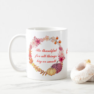 Caneca De Café Fall Wreath Cote
