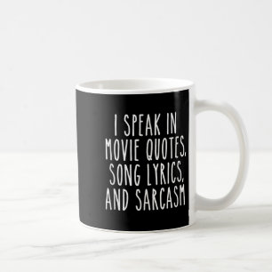 Caneca De Café Falo Em Filme Citando Música Letras E Sarcasm Fu