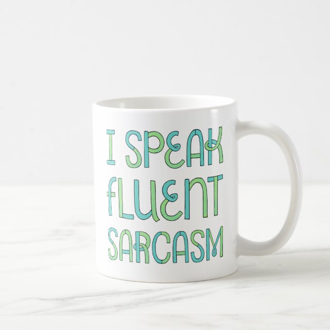 Caneca De Café Falo Fluent Sarcasm Mug (Direita)