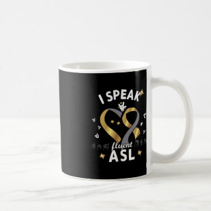 Caneca De Café Falo fluente ASL - linguagem gestual Sensibilizaçã