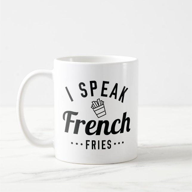 Caneca De Café Falo Fries Franceses (Esquerda)