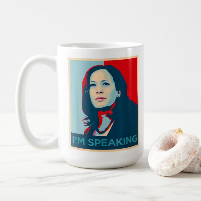 Caneca De Café Falo Kamala Harris (Com Donut)
