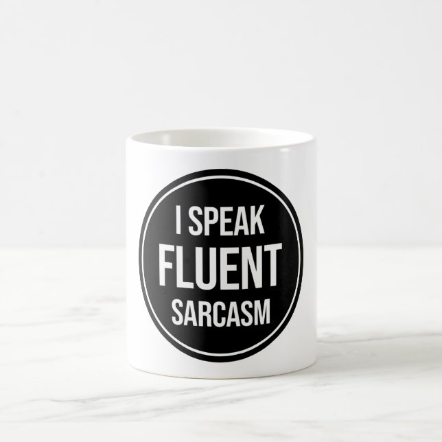 Caneca De Café Falo Sarcasmo Fluente (Centro)