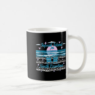Caneca De Café Família Adorável Amante de Golfinhos Topsail Islan