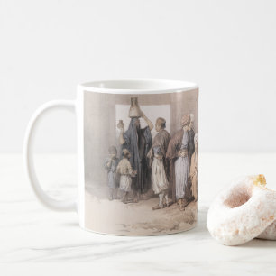 Caneca De Café Família Beduína no templo de Amun, Thebes, Egito