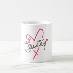 Caneca De Café Família Combinada Páscoa Honey Bunny
