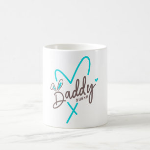 Caneca De Café Família Combinando Coelho de Páscoa do Papai