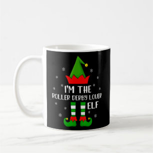 Caneca De Café Família Correspondente Sou o Roller Derby Elf Chri
