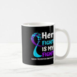 Caneca De Café Família da Fita Roxa de Conscientização sobre Prev