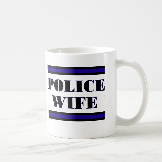 Caneca De Café Família da polícia (Direita)