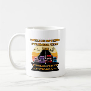 Caneca De Café Família de Caminhantes Fortes Pais Crianças Obriga