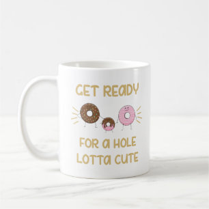 Caneca De Café Família de Donut Fofa, Anúncio de Bebê