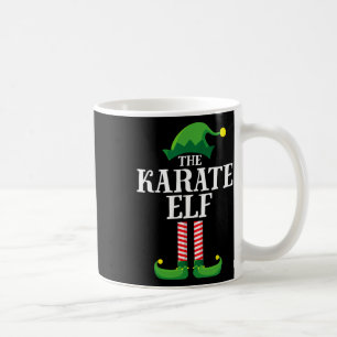 Caneca De Café Família de Elfo de Karate Correspondente Festa de