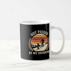 Caneca De Café Família de Esqui Vintage Foi Pisada Por Minha Filh