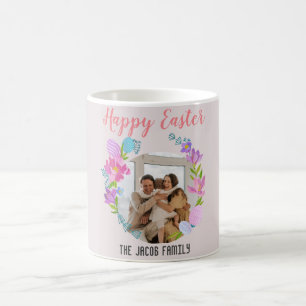 Caneca De Café Família de felzs pascoa, família de coelhos de Pás