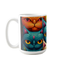 Família de Gatos Colorida Caprichosa 2