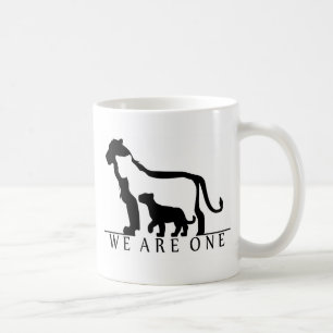 Caneca De Café Família de leões (versão branca)