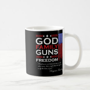 Caneca De Café Família Deus Armas E Liberdade Cristã Mega 2020 Tr