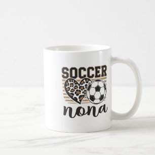 Caneca De Café Família do Coração de Leoa do Futebol Nona Roupas