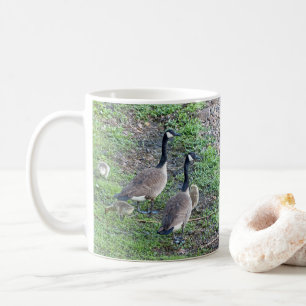 Caneca De Café Família Geese Canadense