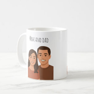 Caneca De Café Família Junta Se Sente Como Casa