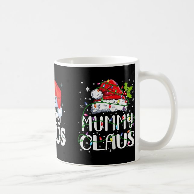 Caneca De Café Família Muzzy Claus Xmas que Corresponde Engraçado (Direita)