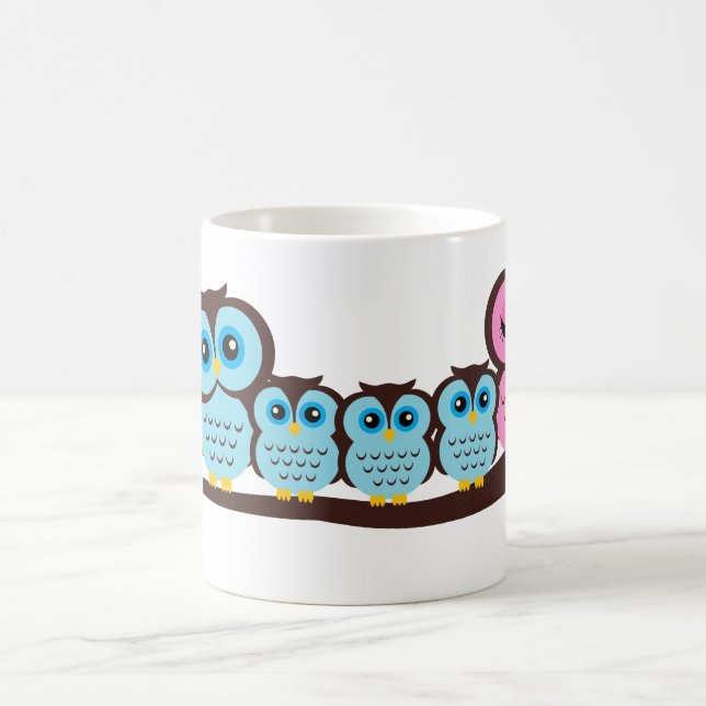 Caneca De Café Família Owl (Centro)