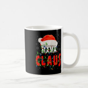 Caneca De Café Família Pajama de Natal da Mãe Claus Matando o Nat