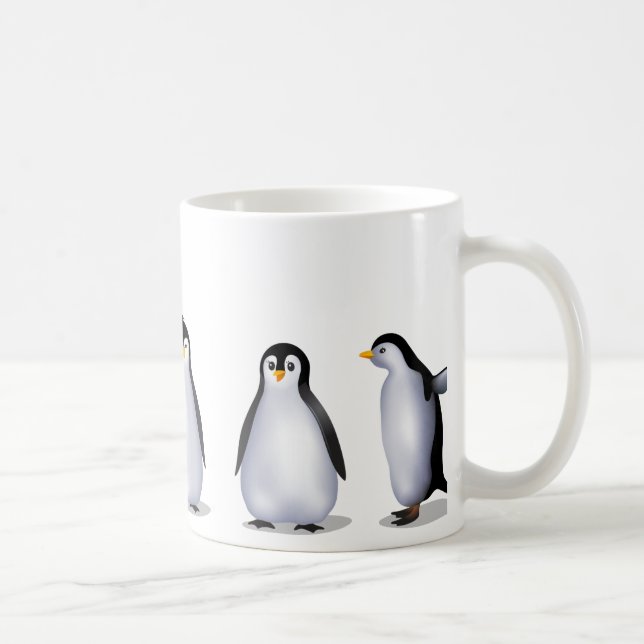 Caneca De Café Família Penguin (Direita)