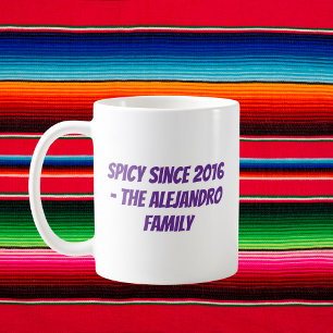 Caneca De Café Família Personalizada Cinco de Mayo