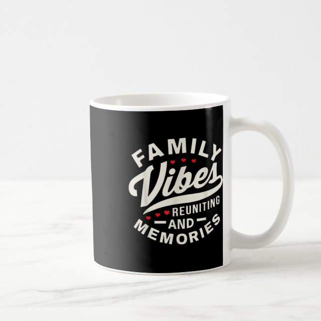 Caneca De Café Família Reunião 2025 Vibes Reunindo Fazer (Direita)