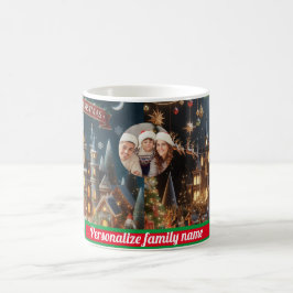 Caneca De Café Família SANTA CLAUS NATAL COLORFUL