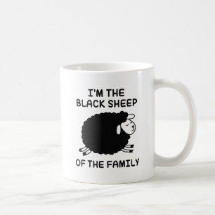 Caneca De Café FamíliaBlackSheep1B