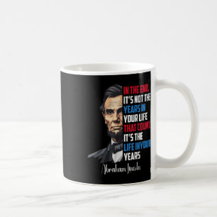Caneca De Café Familiar Abraham Lincoln - Citação Inspiracional W