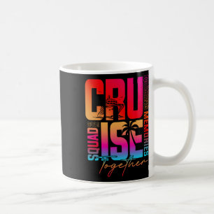 Caneca De Café Familiar Cruise 2025 Férias Trip Correspondência C