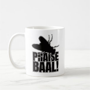 Caneca De Café Famílias Mosca Mosca Voa Baal Deus - Geek de Entom