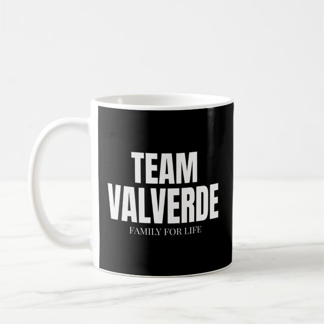 Caneca De Café Famílias Valverde Famílias Orgulhosas (Esquerda)