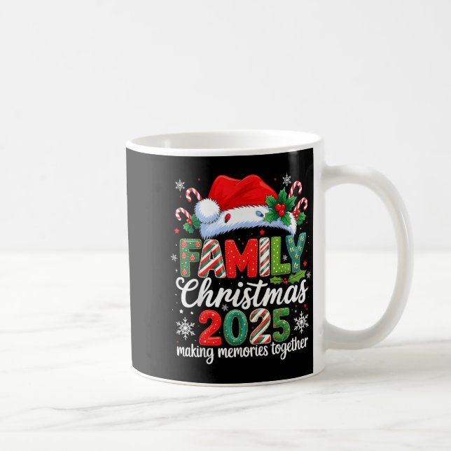 Caneca De Café Family Christmas 2025 Matching Outfit Xmas Squad S (Direita)