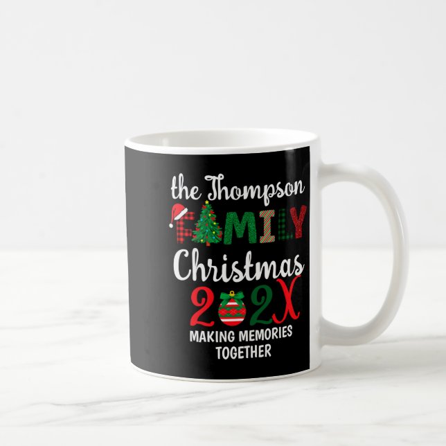 Caneca De Café Family Christmas Making Memories Together  (Direita)