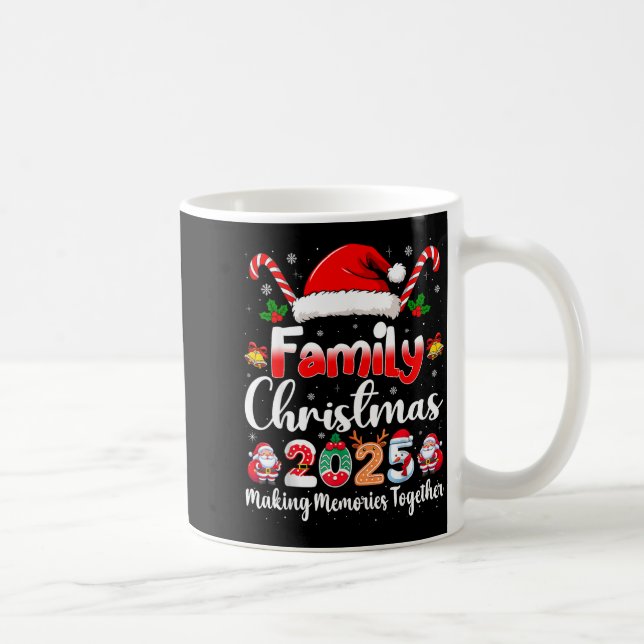 Caneca De Café Family Crew Christmas Squad 2025 Funny Xmas Matchi (Direita)