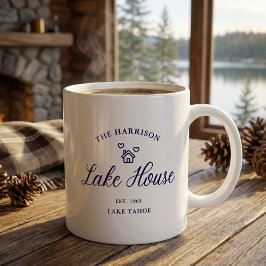 Caneca De Café Family Lake House Coastal Custom Decor