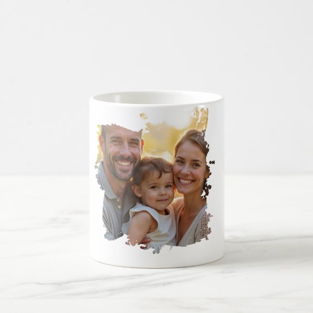 Caneca De Café Family Photo Coffee Mug (Centro)