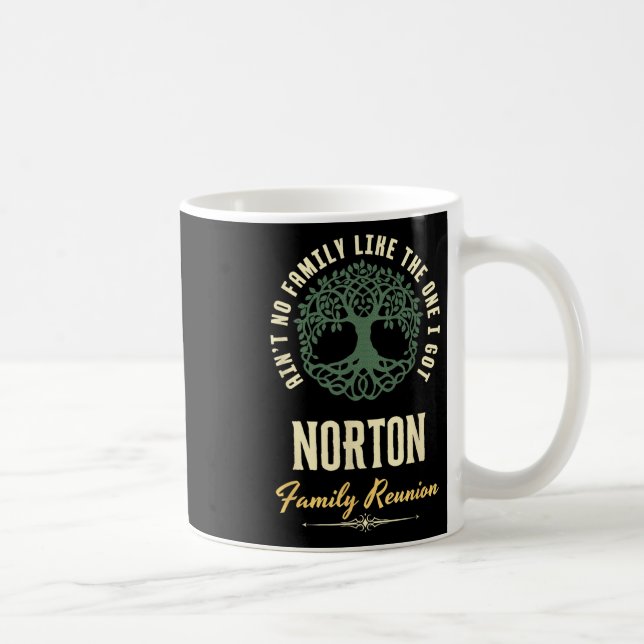 Caneca De Café Family Reunion 2025 Matching Design - Norton  (Direita)