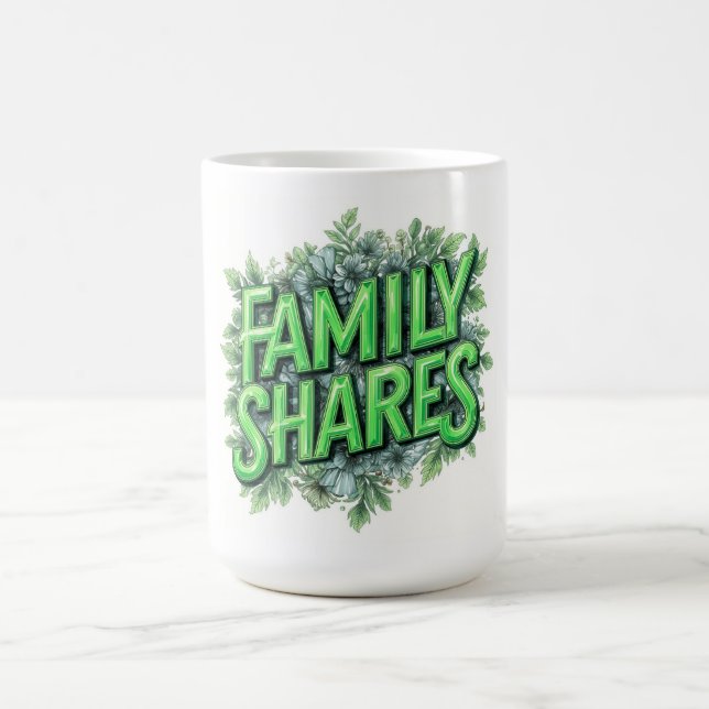 Caneca De Café Family Shares (Centro)